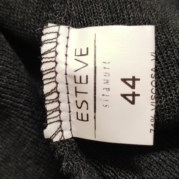 ESTEVE sitamurt Heather Grey Knit Maxi Skirt Size 44 Spain - Picture 7 of 11